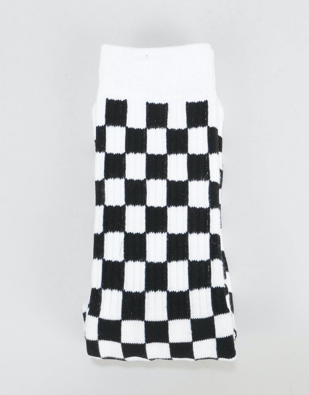 Route One Checkerboard Crew Socks - Black/White