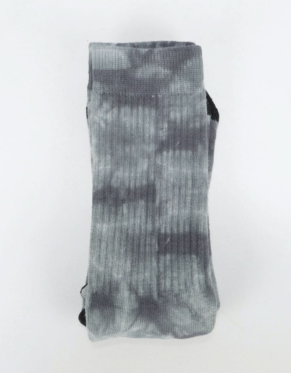 Route One Tie Dye Crew Socks - Black