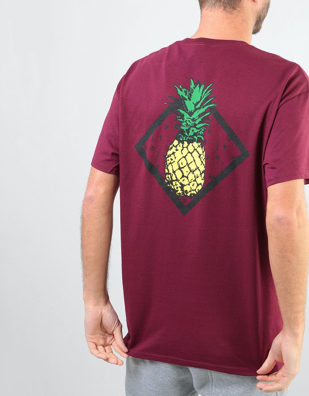 Original Pineapple T-Shirt - Burgundy