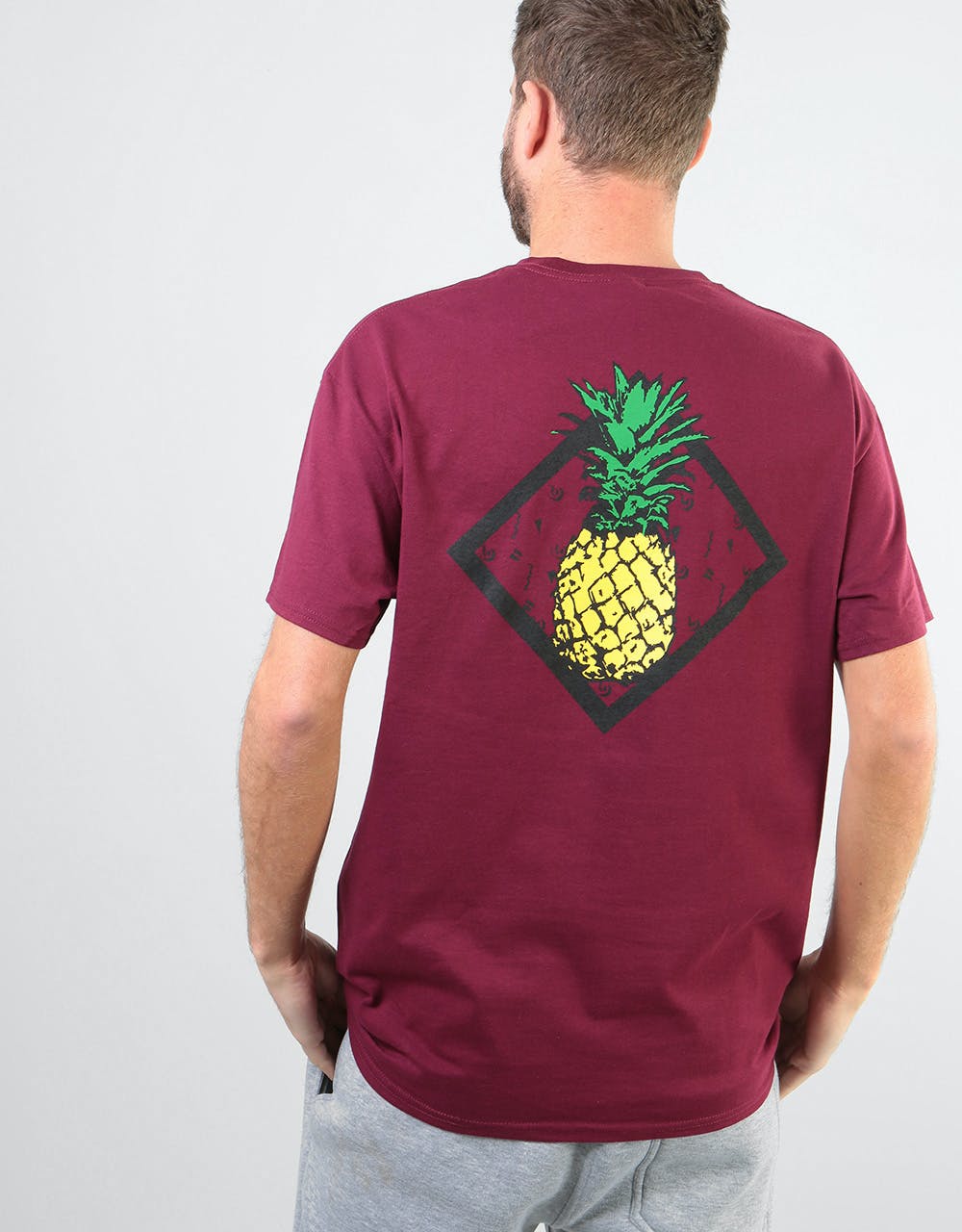 Original Pineapple T-Shirt - Burgundy