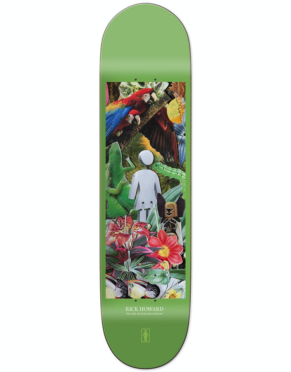 Girl Howard Raised by the Jungle Skateboard Deck - 8.5"