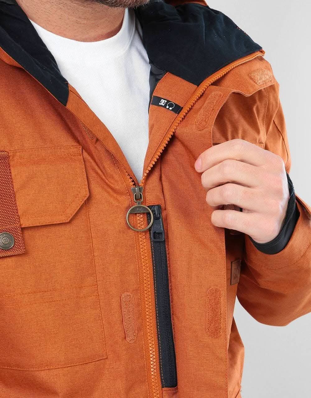 DC Servo Snowboard Jacket - Leather Brown