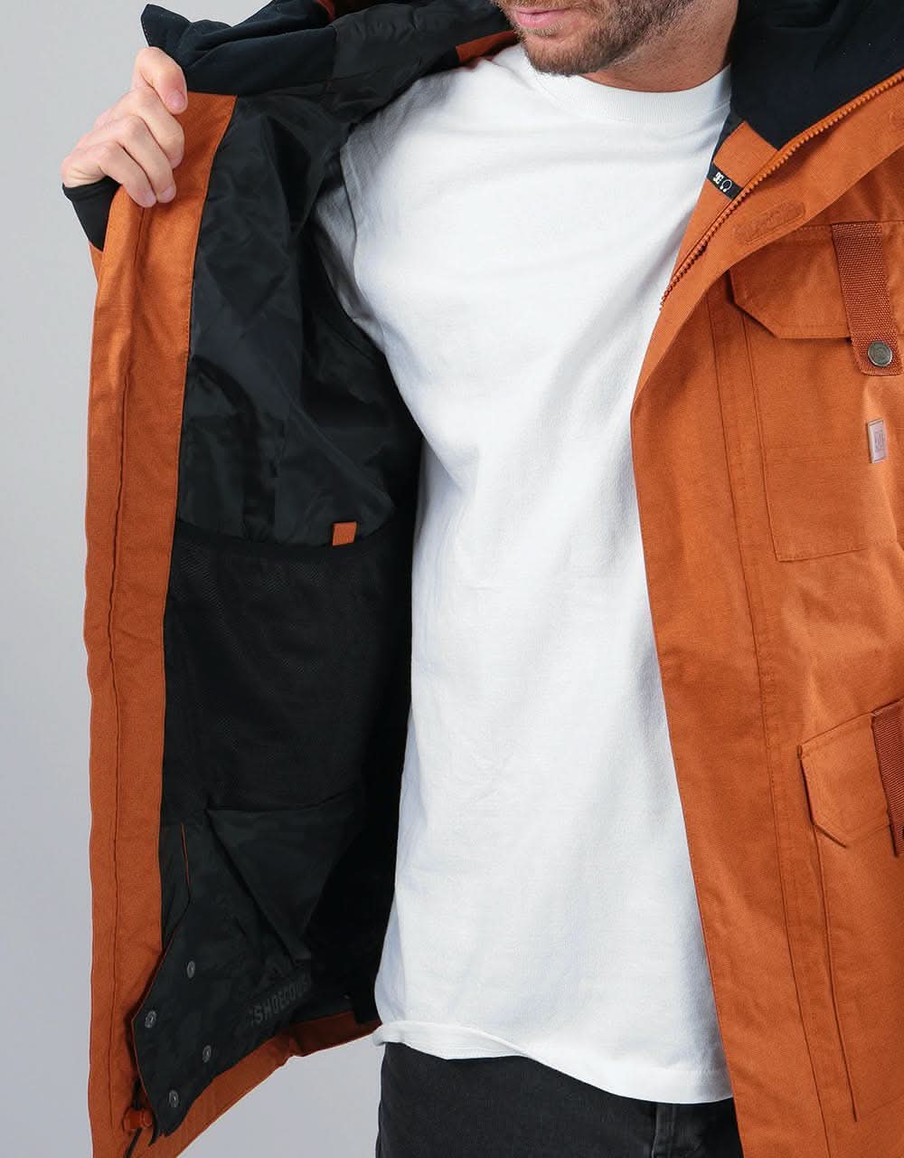 DC Servo Snowboard Jacket - Leather Brown