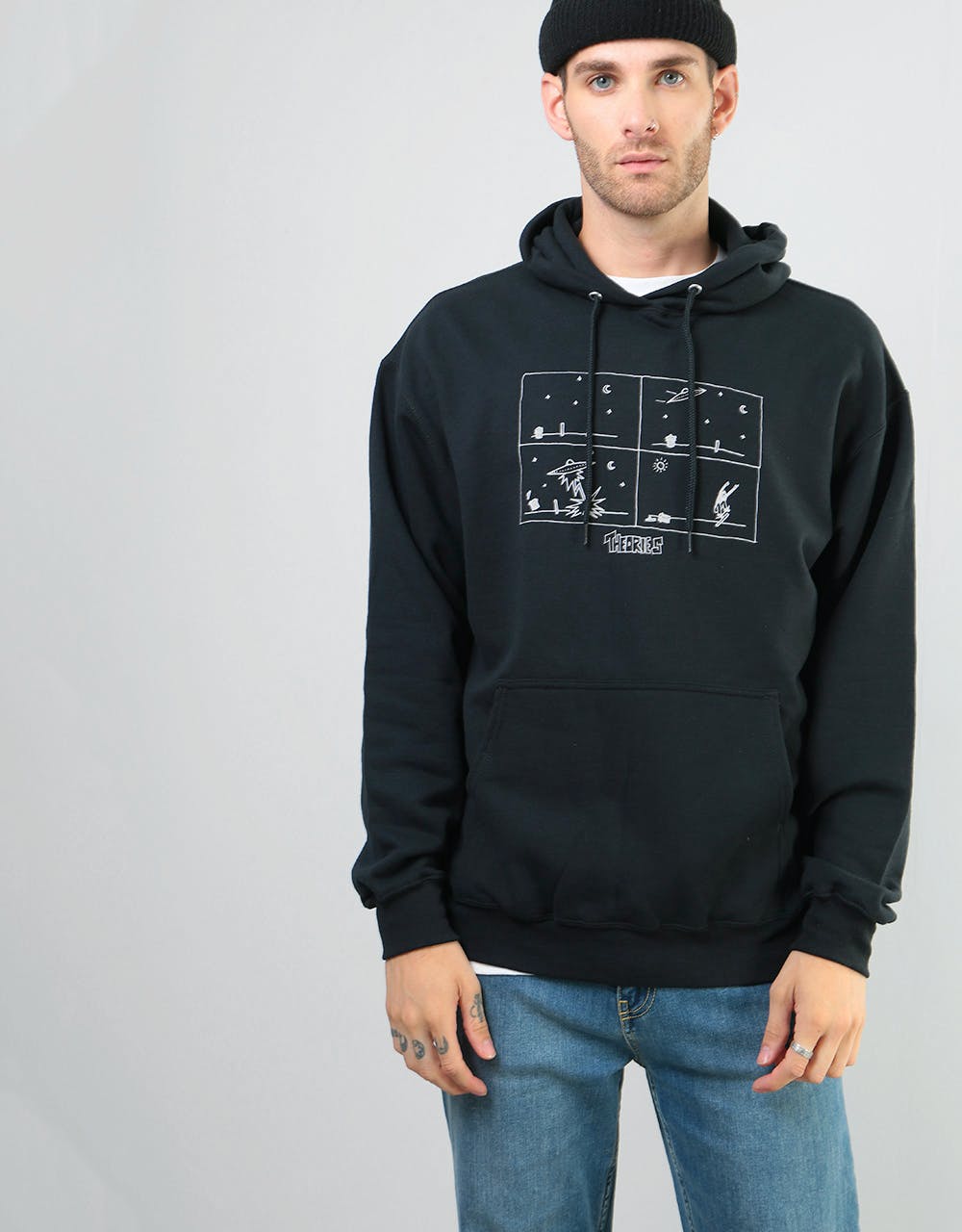 Theories How They Got Here Pullover Hoodie - Black