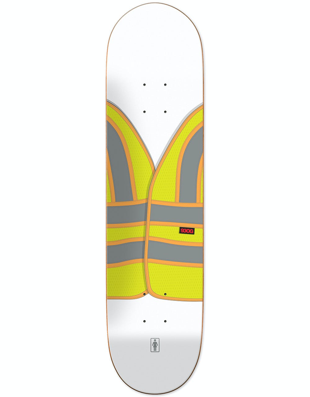 Girl Kennedy Safety Vest Skateboard Deck - 8.5"