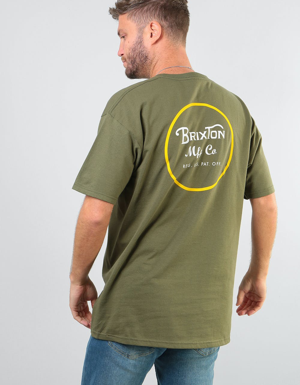 Brixton Wheeler II S/S Standard T-Shirt - Olive
