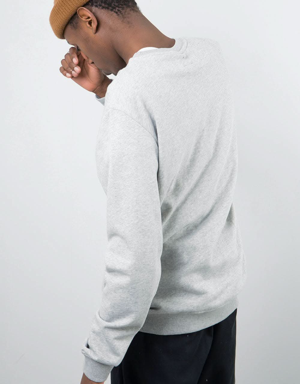 DC Camo Boxing Crew - Grey Heather
