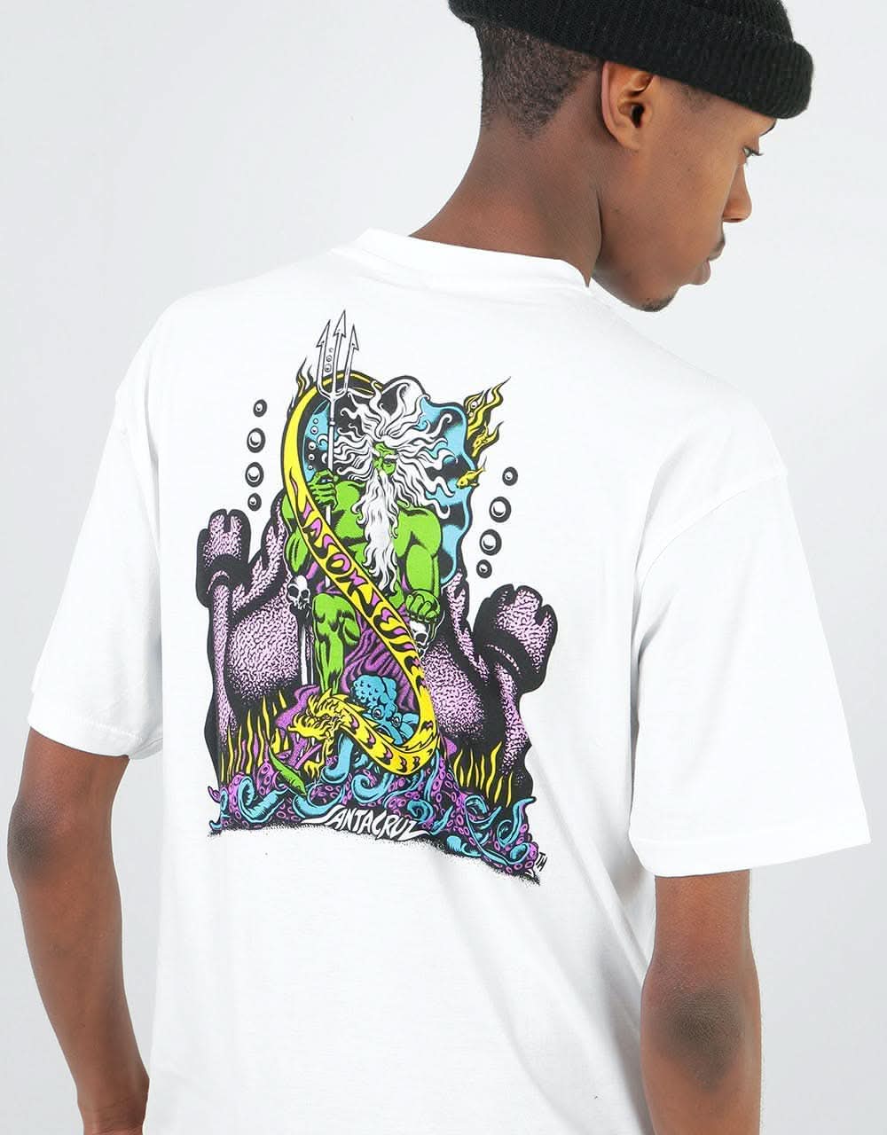 Santa Cruz Jessee Neptune T-Shirt - White