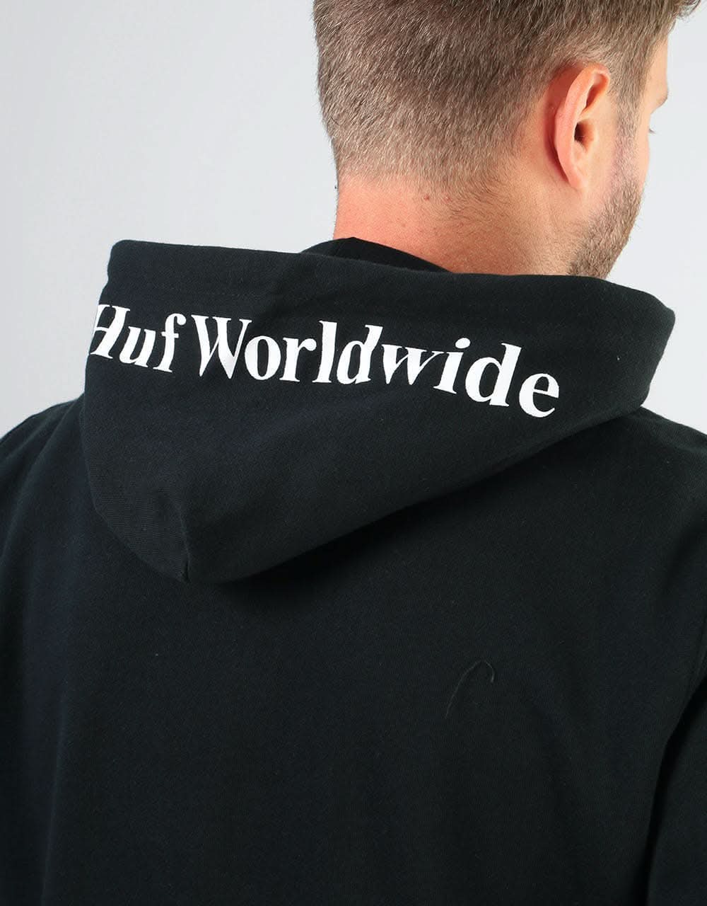 HUF Box Logo Pullover Hoodie - Black
