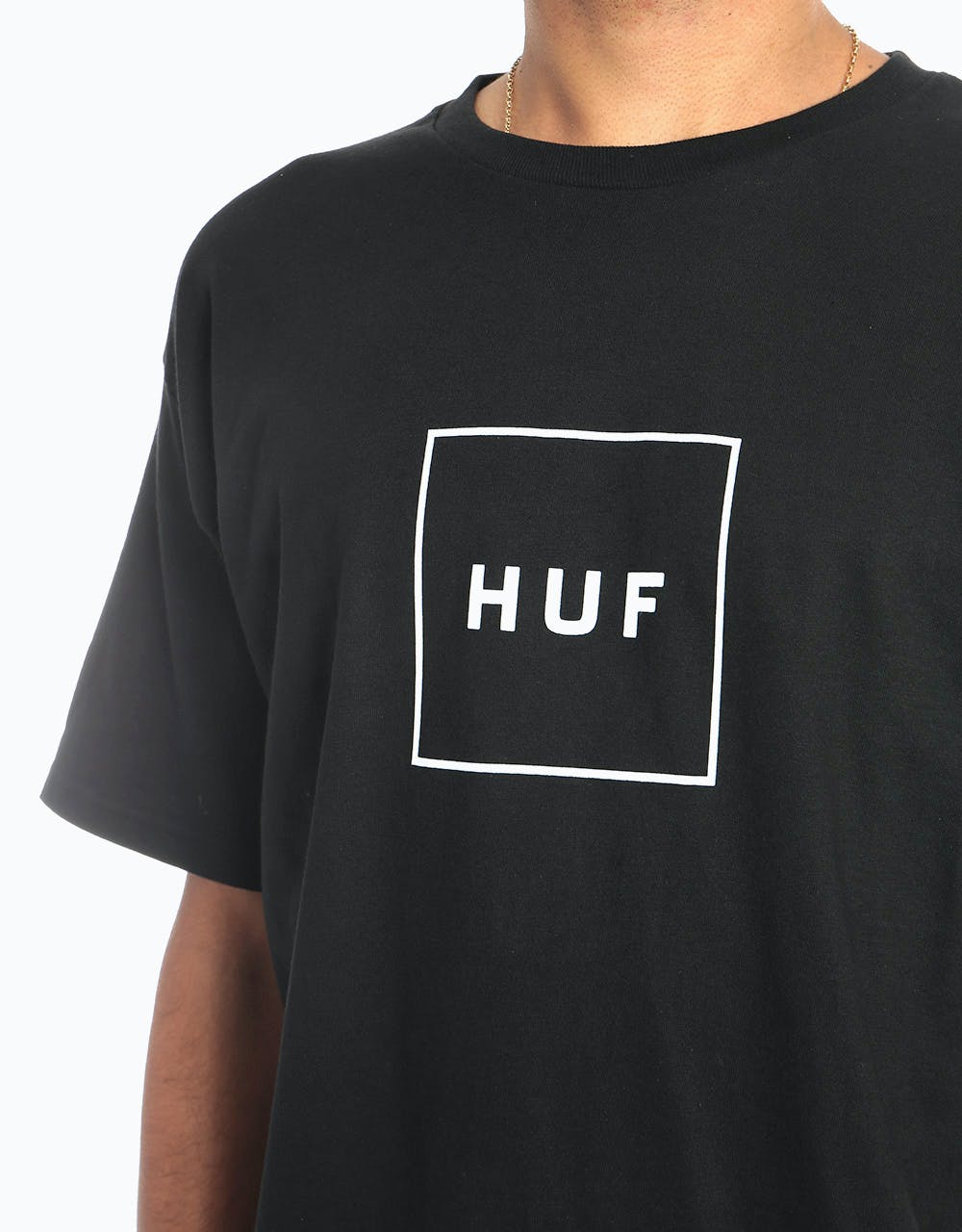 HUF Box Logo T-Shirt - Black