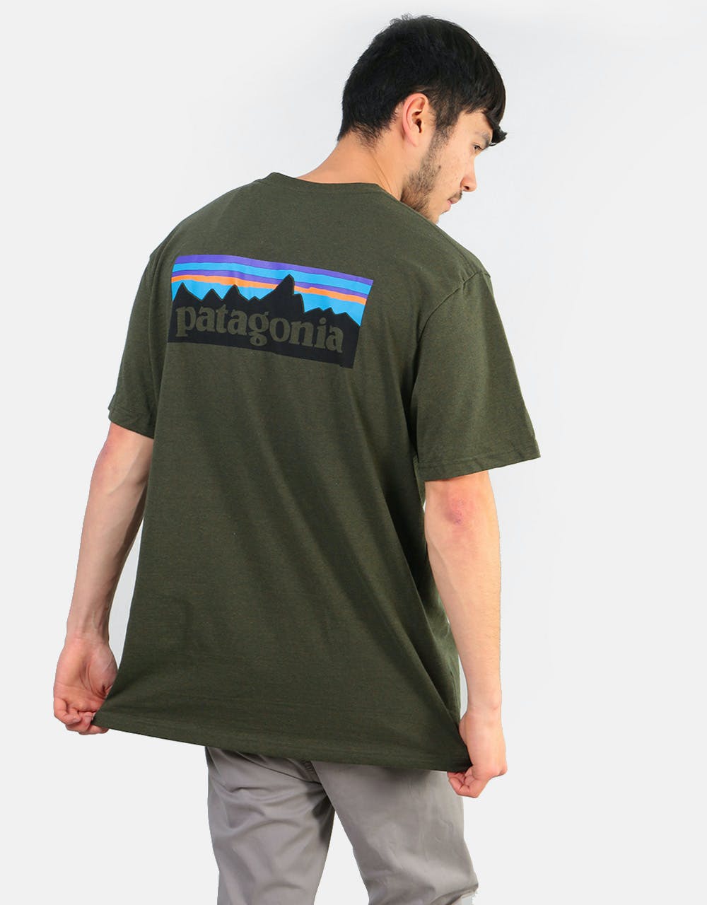 Patagonia P-6 Logo T-Shirt - Sediment