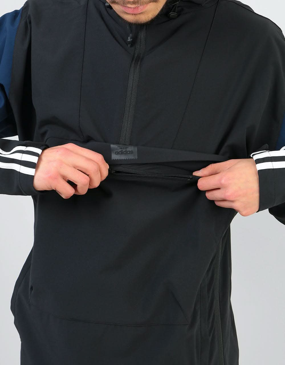 Adidas 3ST Jacket - Black/Collegiate Navy/Carbon
