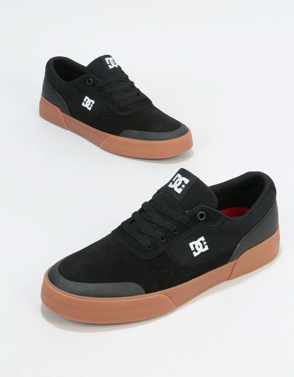 DC Switch Plus S Skate Shoes - Black/Gum
