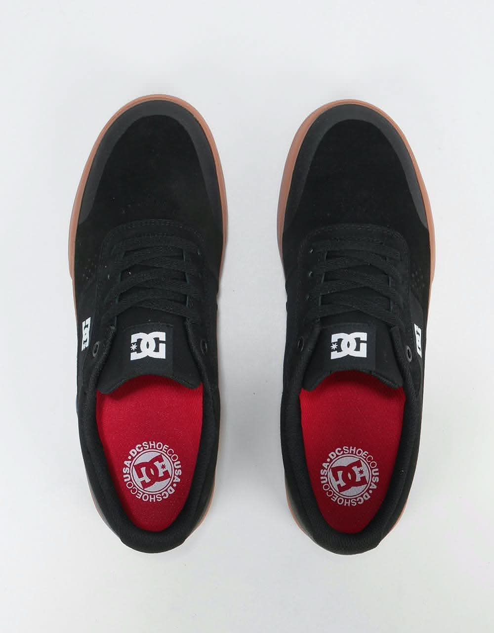 DC Switch Plus S Skate Shoes - Black/Gum
