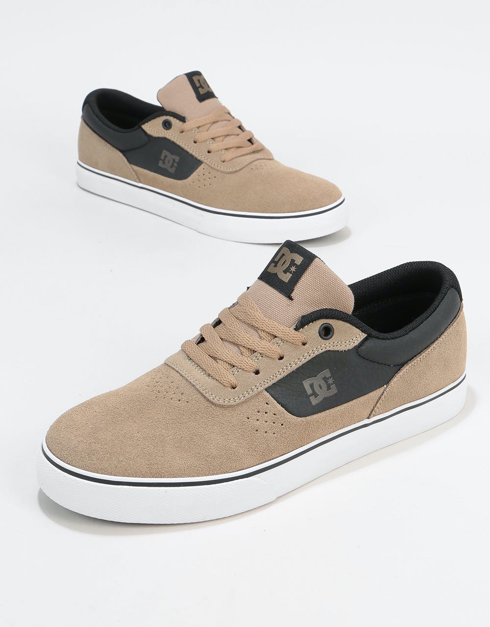 DC Switch S Skate Shoes - Timber