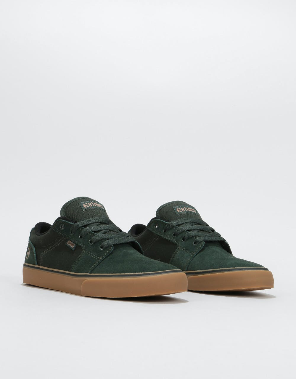 Etnies Barge LS Skate Shoes - Green/Gum