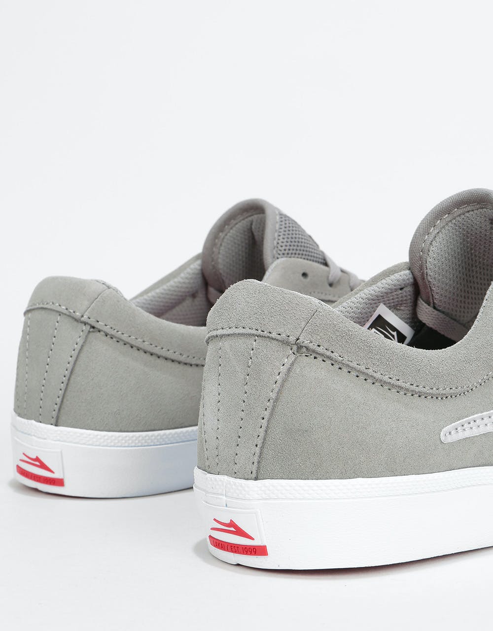 Lakai Sheffield Skate Shoes - Grey/Silver Suede