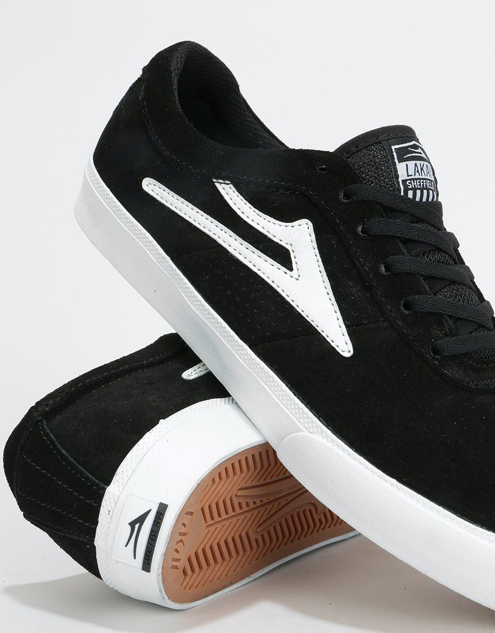Lakai Sheffield Skate Shoes - Black Suede