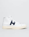 HUF Hupper 2 Hi Skate Shoes - White/Navy