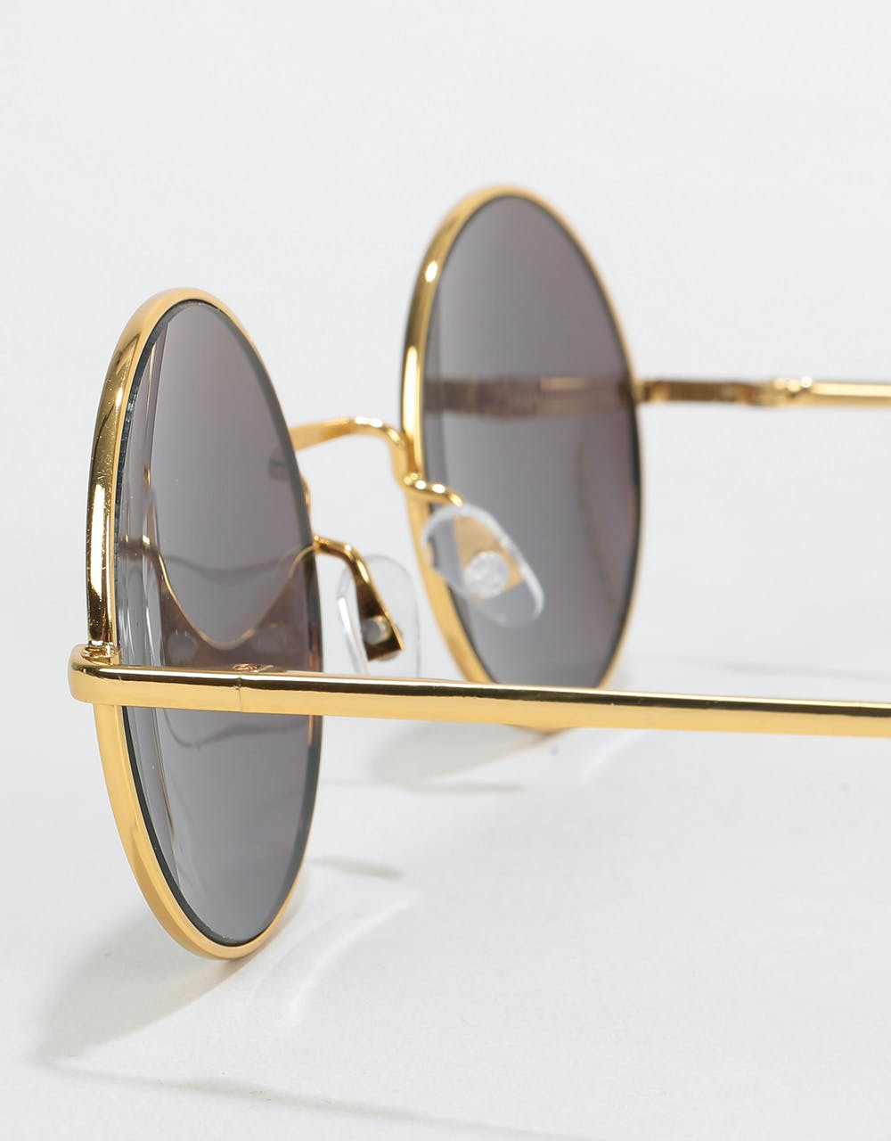Route One Round Sunglasses - Gold