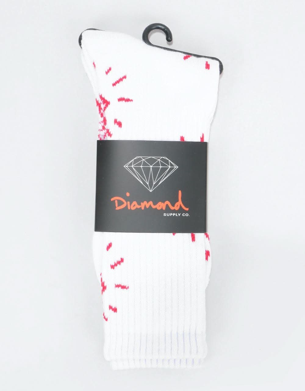 Diamond Supply Co. Outshine Crew Socks - White