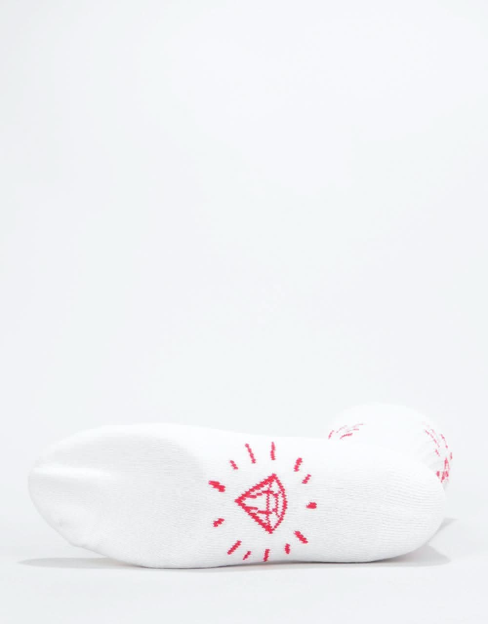 Diamond Supply Co. Outshine Crew Socks - White