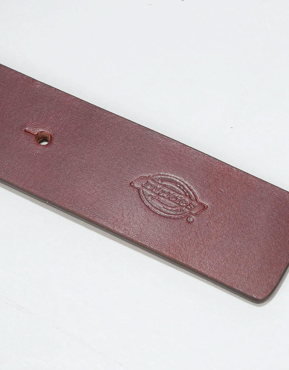 Dickies Everett Leather Belt - Mahogany