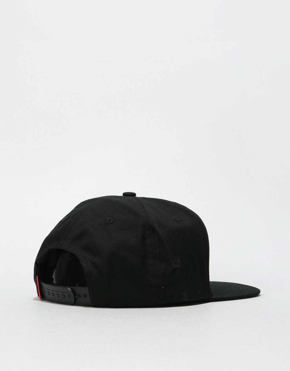 Spitfire Bighead Snapback Cap - Black