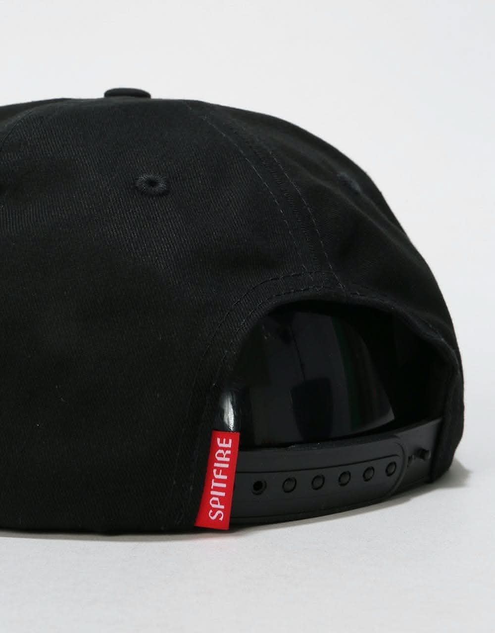 Spitfire Bighead Snapback Cap - Black