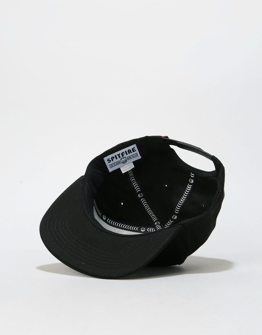 Spitfire Bighead Snapback Cap - Black