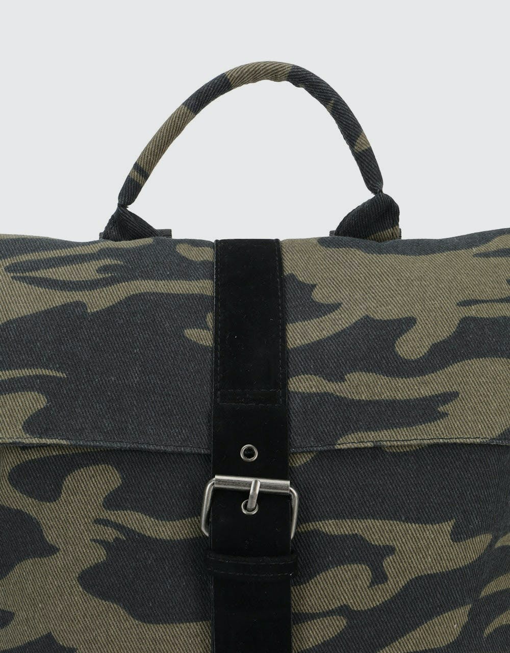 Mi-Pac Day Pack Canvas Camo Backpack - Khaki