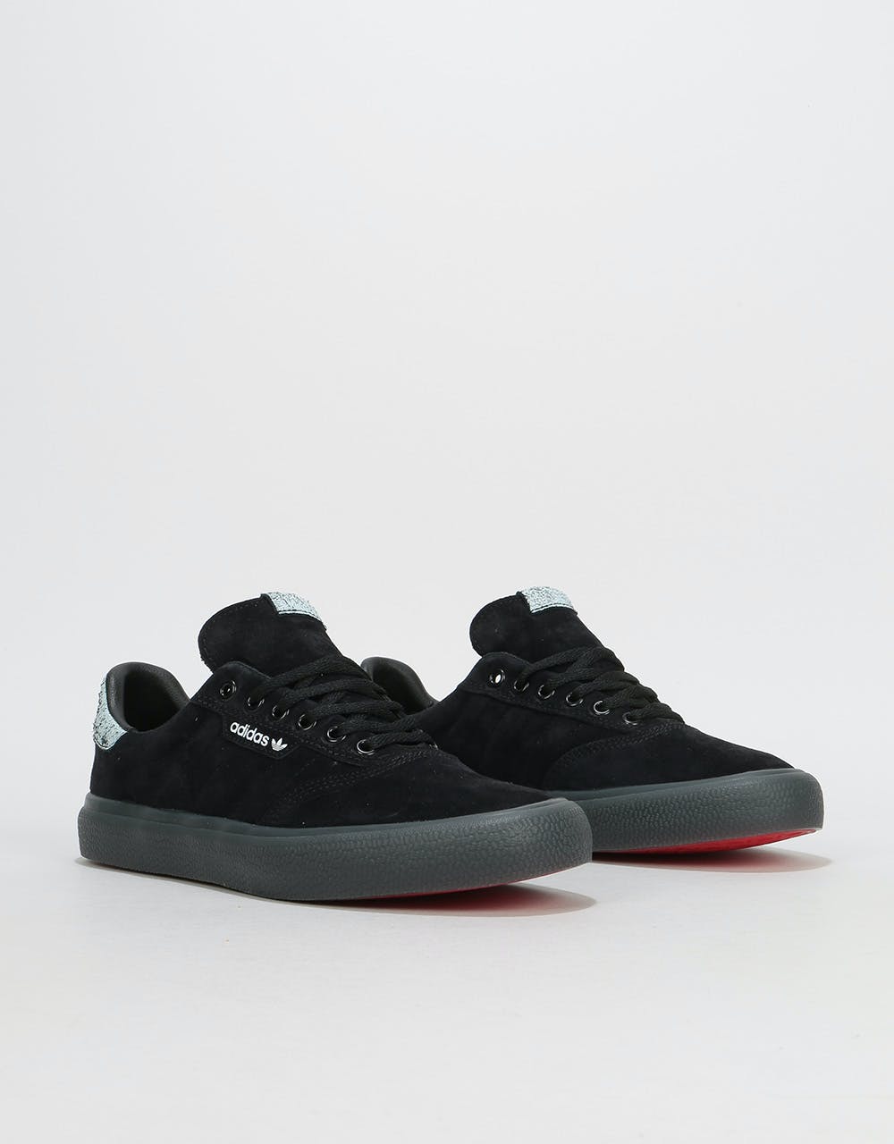 Adidas 3MC Skate Shoes - Core Black/White/Grey/Red