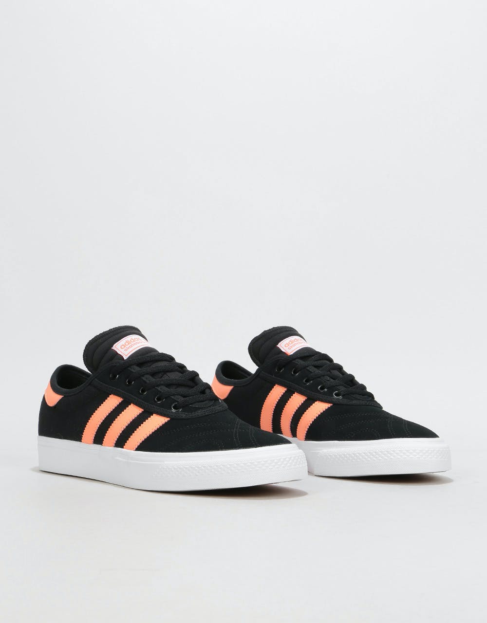 Adidas Adi-Ease Premiere Skate Shoes - Core Black/Chalk Coral/White