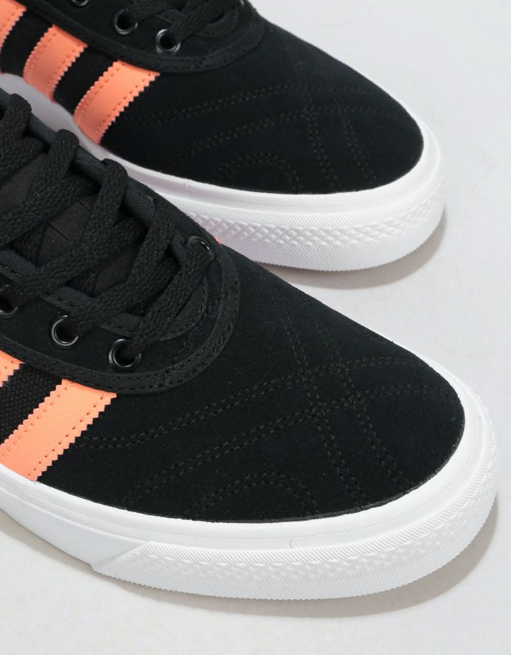 Adidas Adi-Ease Premiere Skate Shoes - Core Black/Chalk Coral/White