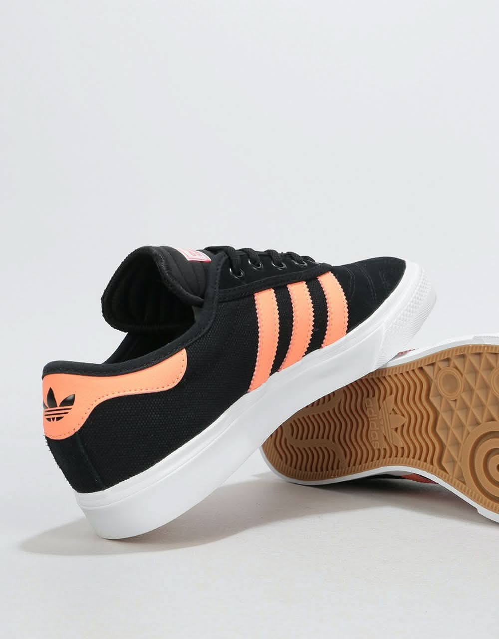 Adidas Adi-Ease Premiere Skate Shoes - Core Black/Chalk Coral/White
