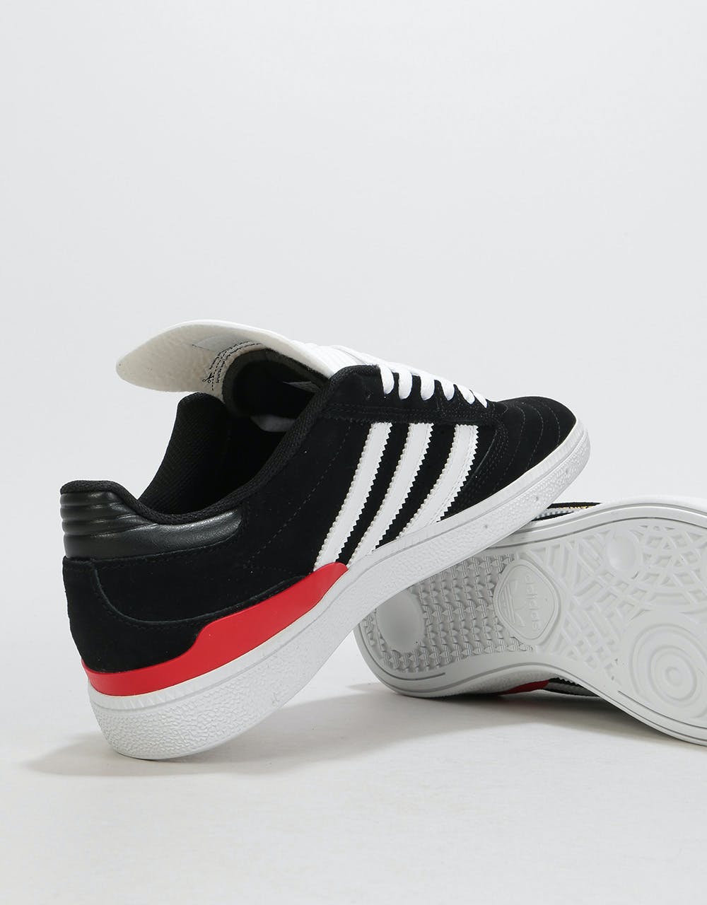 Adidas Busenitz Pro Skate Shoes - Core Black/White/Scarlet