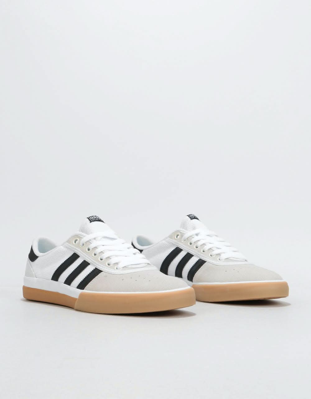 Adidas Lucas Premiere Skate Shoes - Crystal White/Black/Gum