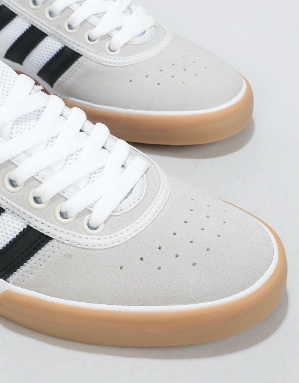 Adidas Lucas Premiere Skate Shoes - Crystal White/Black/Gum