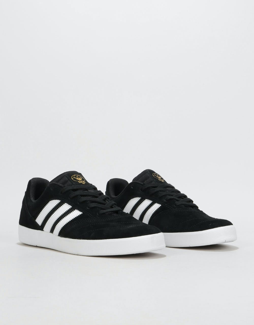 Adidas Suciu ADV II Skate Shoes - Core Black/White/Gold Metallic