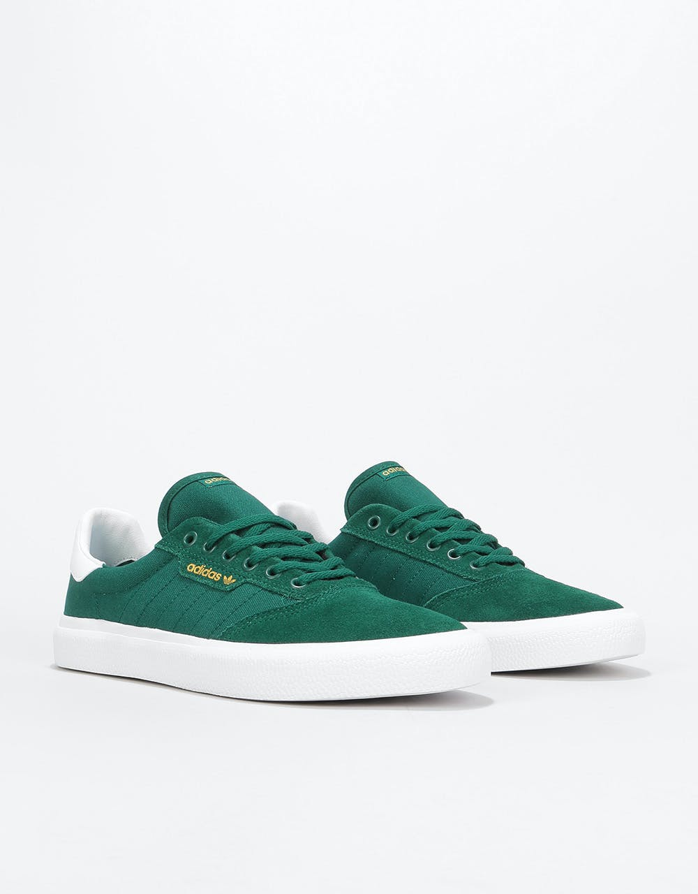 Adidas 3MC Skate Shoes - Collegiate Green/White/Collegiate Green