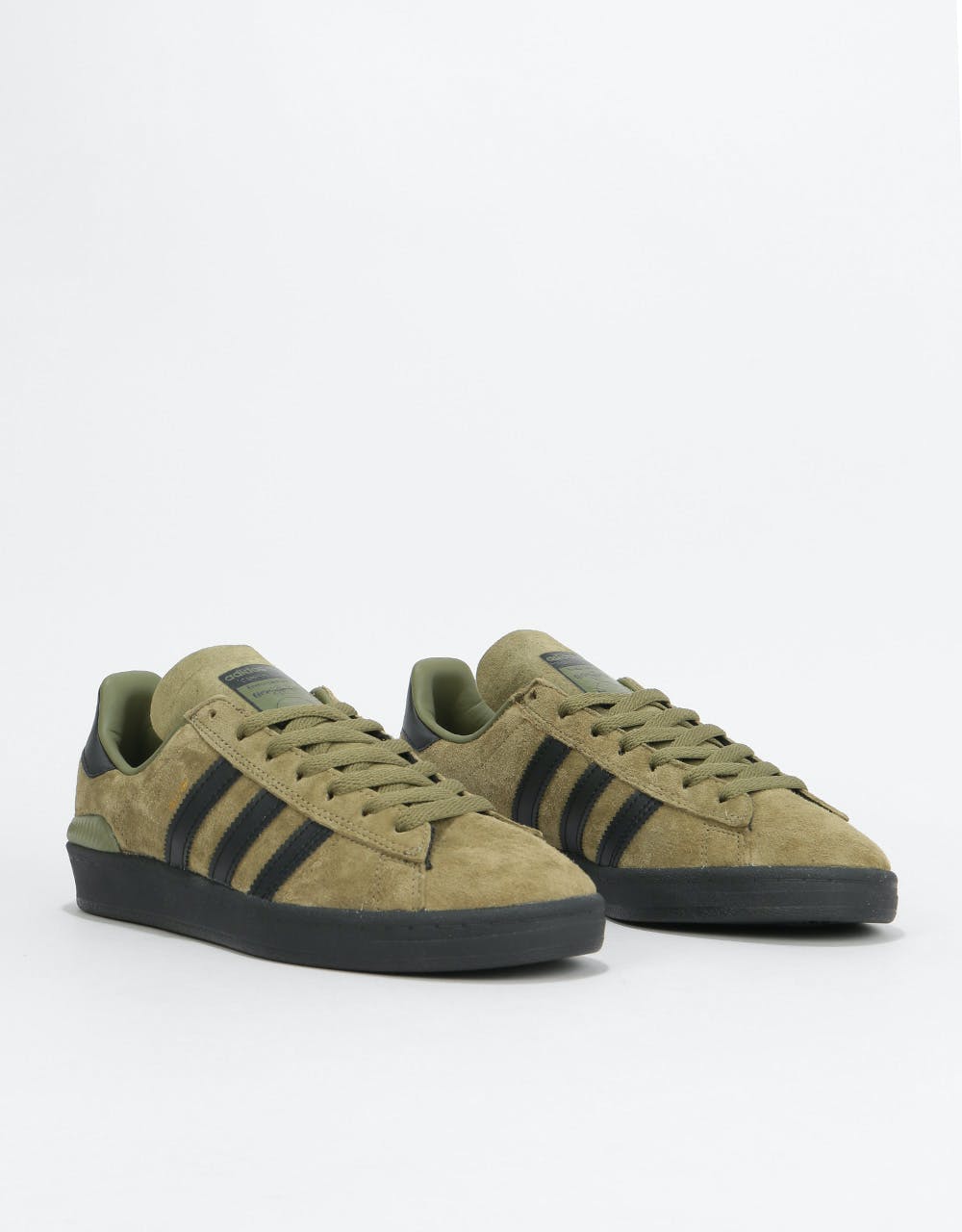 Adidas MJ Campus ADV Skate Shoes - Olive Cargo/Core Black/Gold