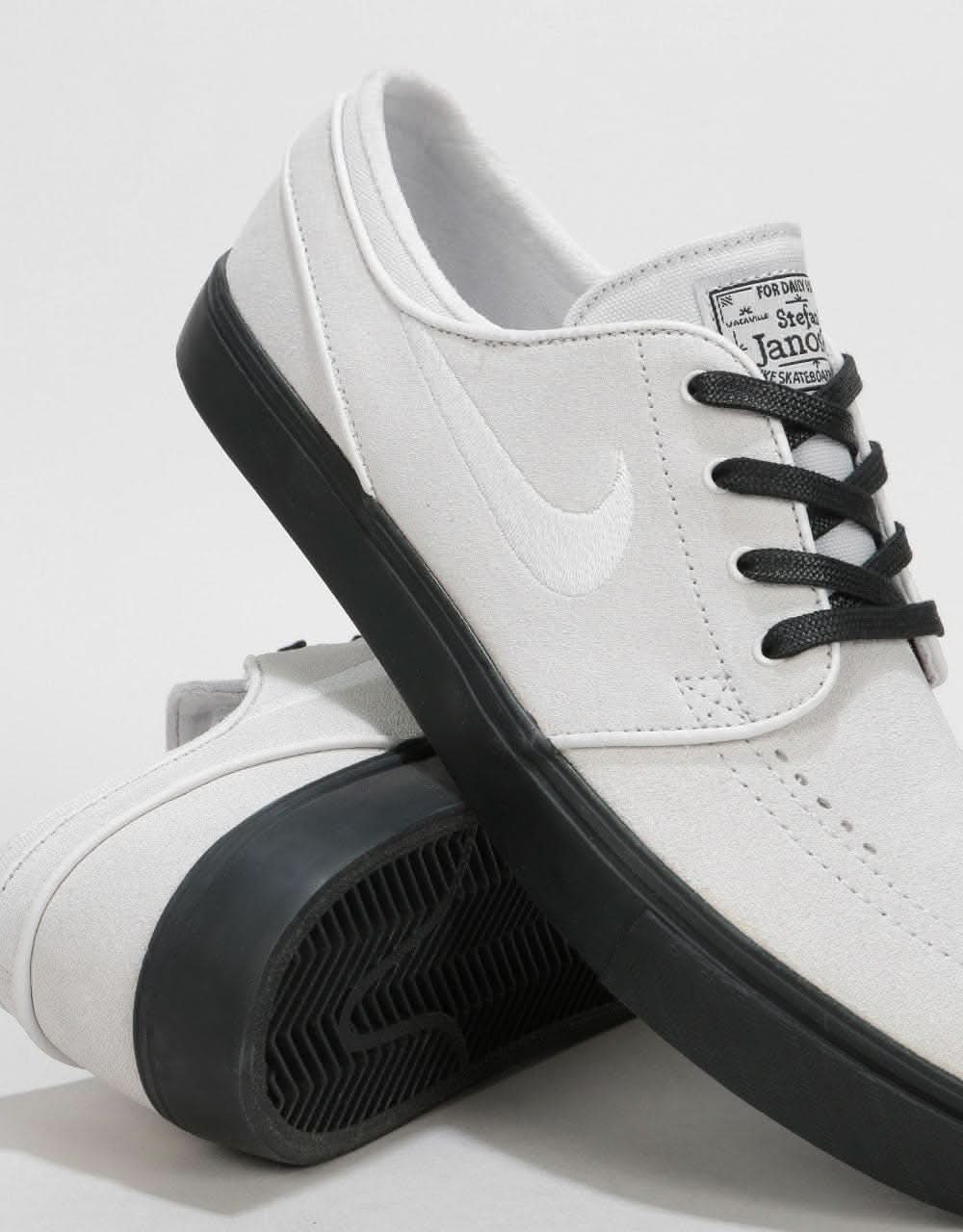 Sb janoski vast grey  and  black suede skate shoes Clearance