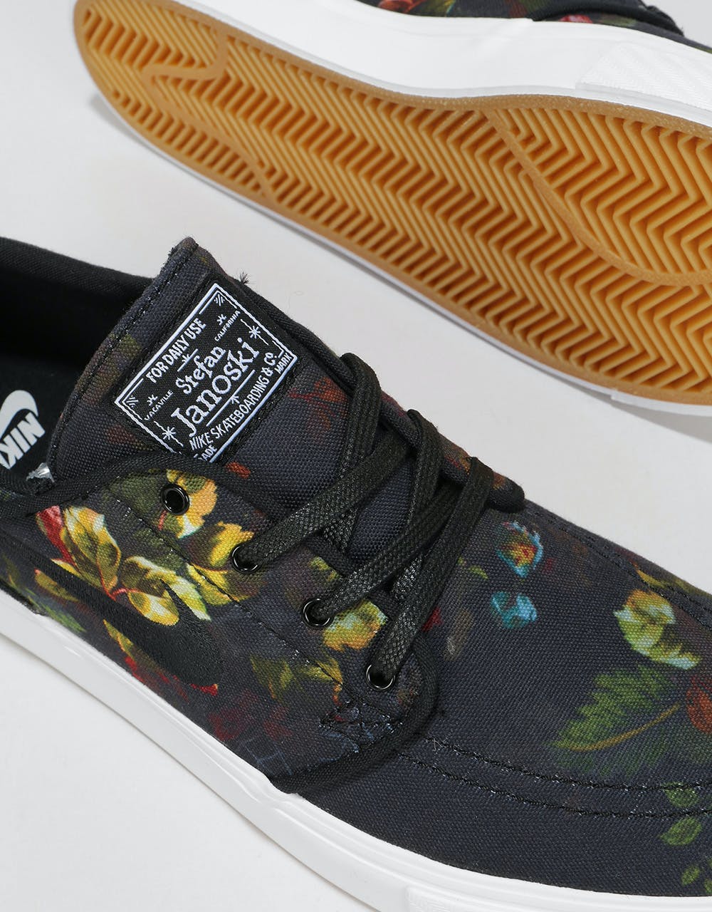 Nike SB Zoom Stefan Janoski Skate Shoes - Multi-Color/Black-White-Gum