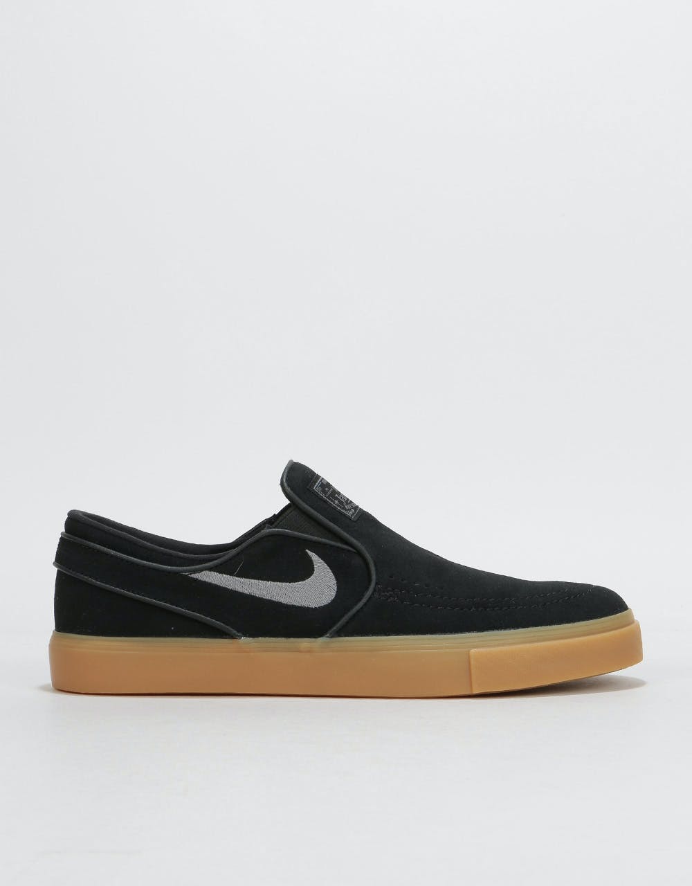 Nike SB Zoom Stefan Janoski Slip Skate Shoes - Black/Gunsmoke-Gum