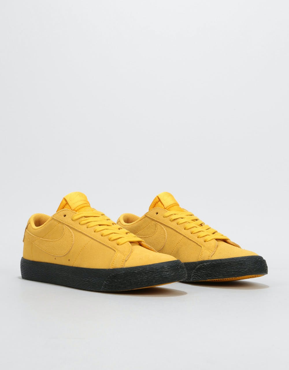Nike SB Zoom Blazer Low Skate Shoes - Yellow Ochre/Yellow Ochre-Black