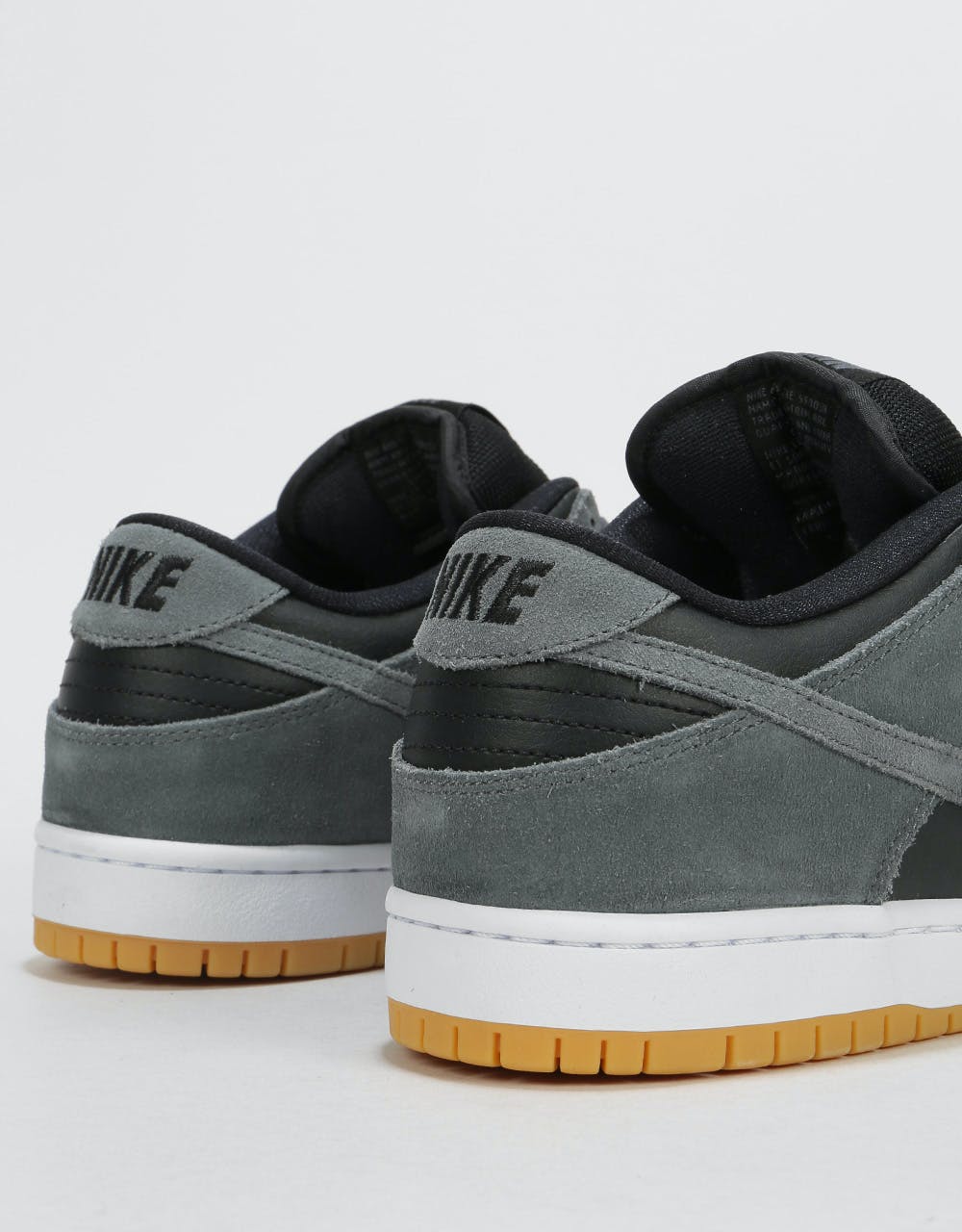 Nike SB Dunk Low Skate Shoes - Dark Grey/Dark Grey-Black-White