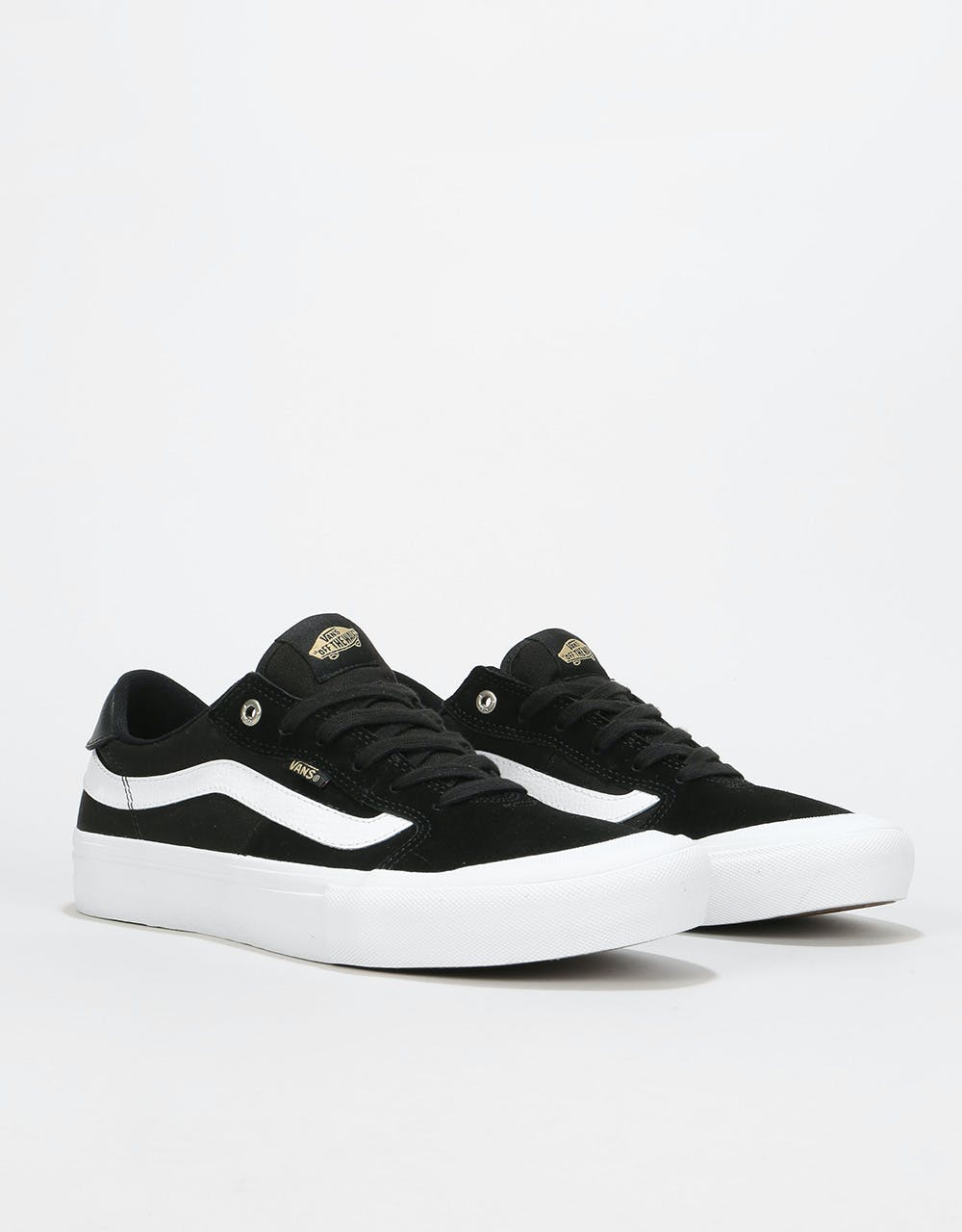 Vans Style 112 Pro Skate Shoes - Black/White/Khaki