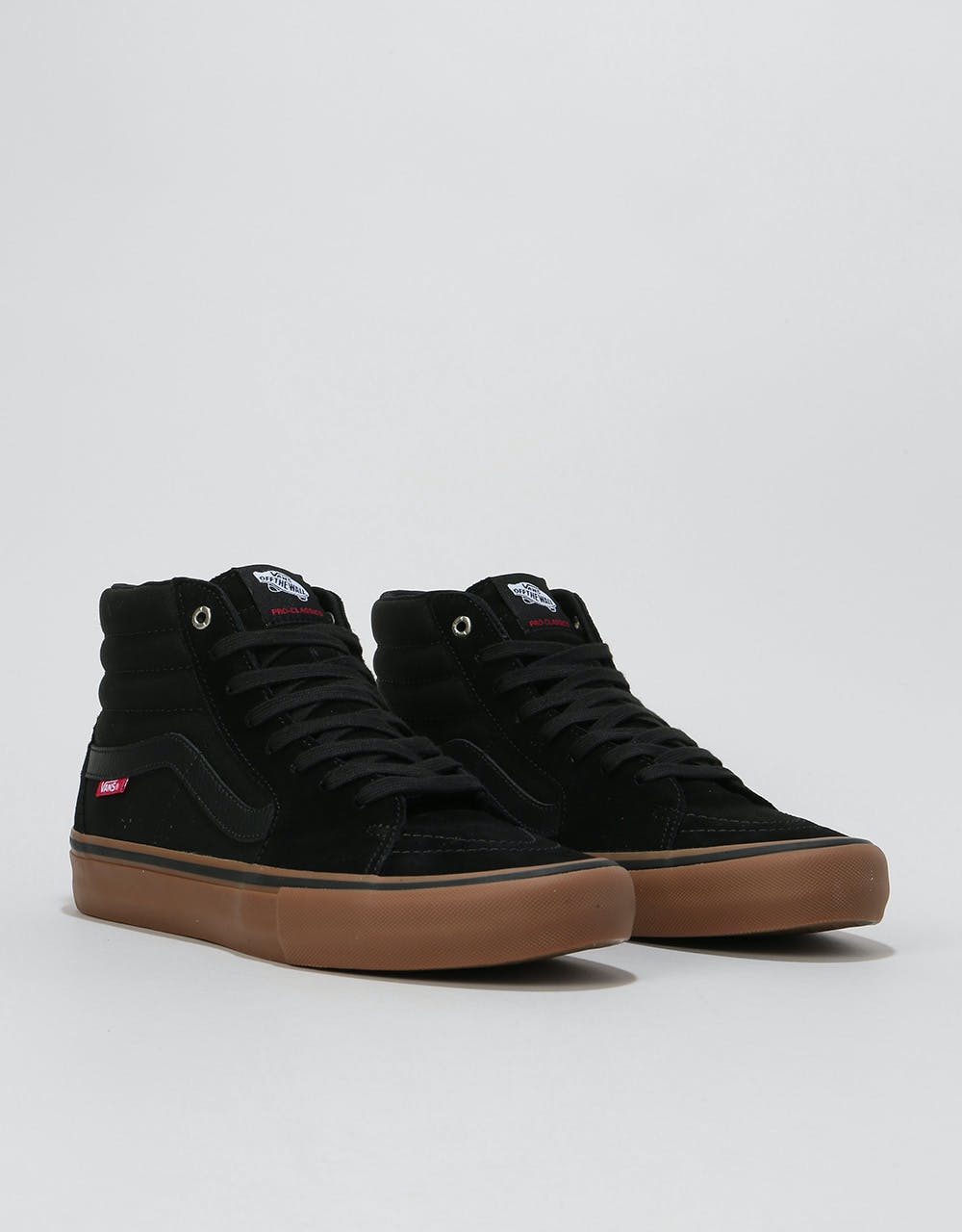 Vans Sk8-Hi Pro Skate Shoes - Black/Gum