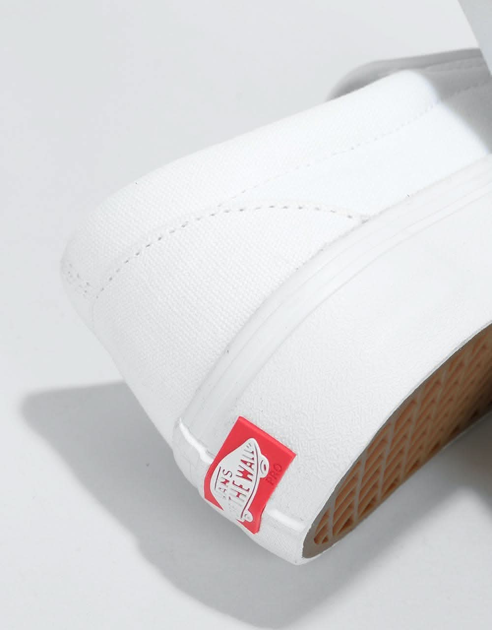 Vans Slip-On Pro Skate Shoes - White/White