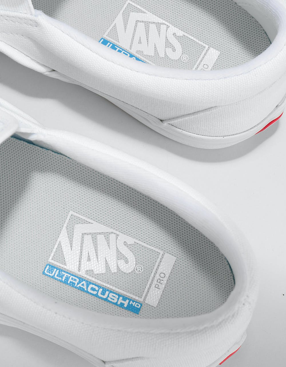 Vans Slip-On Pro Skate Shoes - White/White